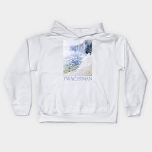 Niagara in Winter by John Henry Twachtman Kids Hoodie